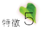 特徴5